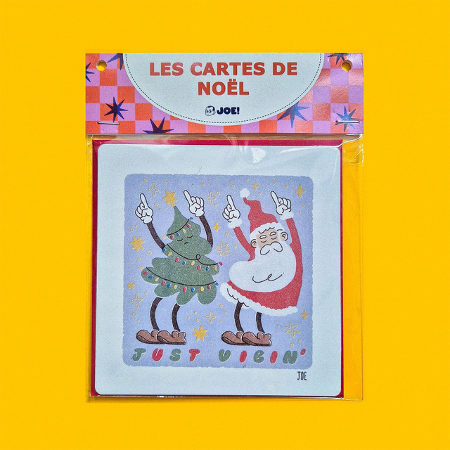 Carte de Noël - Just vibin'