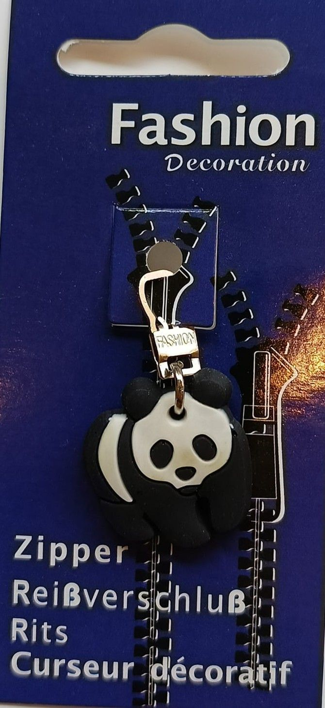 Fashion: Ritssluiting Panda