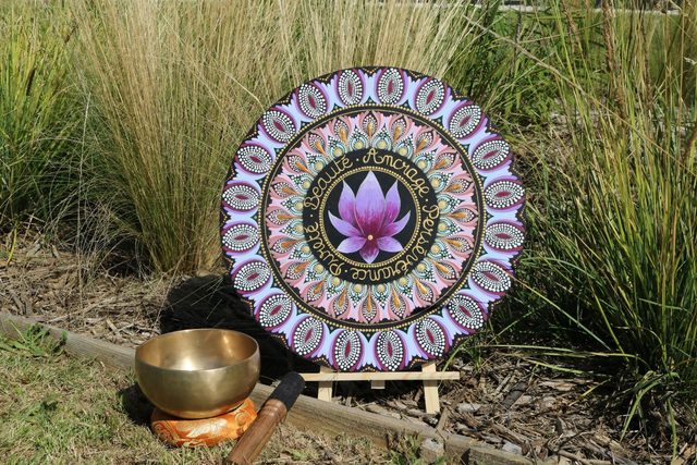 Mandala 40 cm &quot;Lotus rose&quot;
