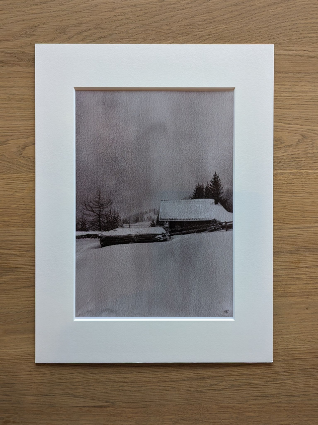 Artprint "Enzianhütte"