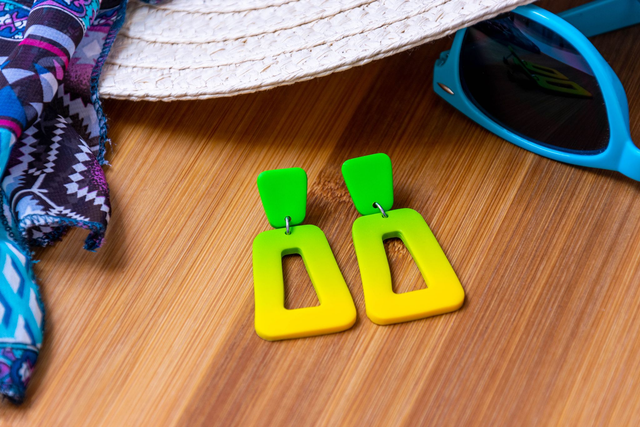 Eulalie - Dégradé vert et jaune