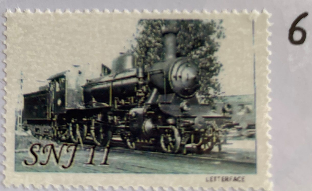 Brevfrimärke 6   - SNJ 11