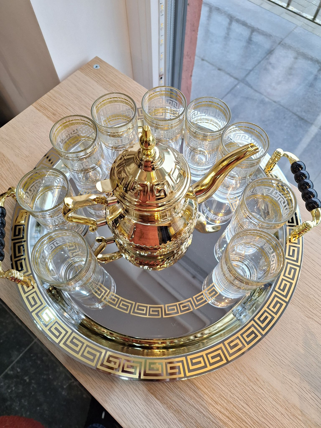 Marokkaanse thee-set compleet