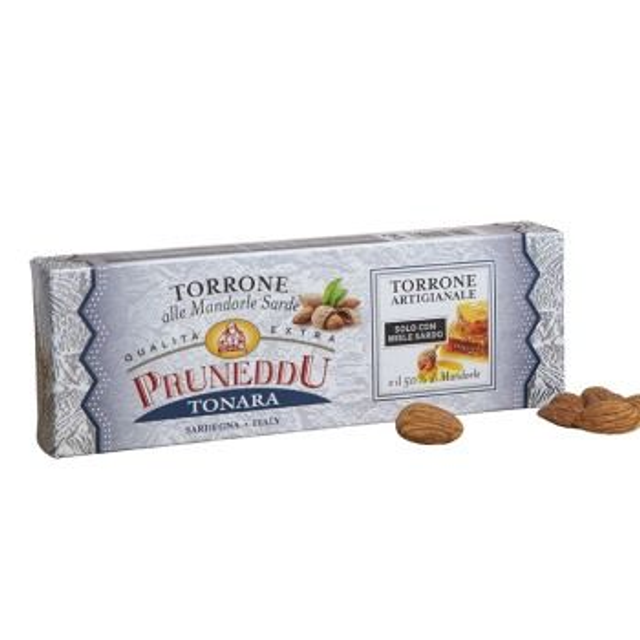Torrone Pruneddu Mandorle 100gr - Almond nougat