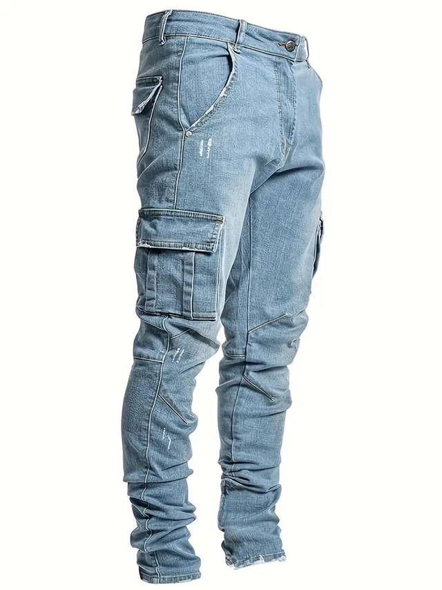 Men's High-Quality Cargo Jeans