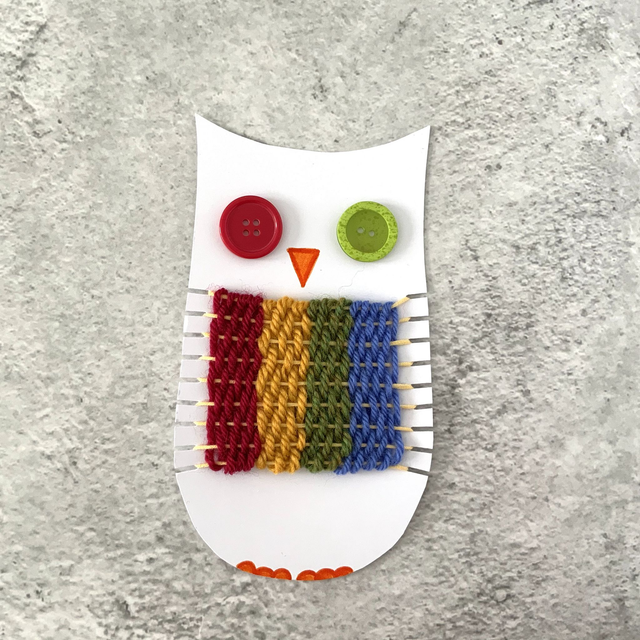 Kids Craft Kit: Learn to Weave, Owl