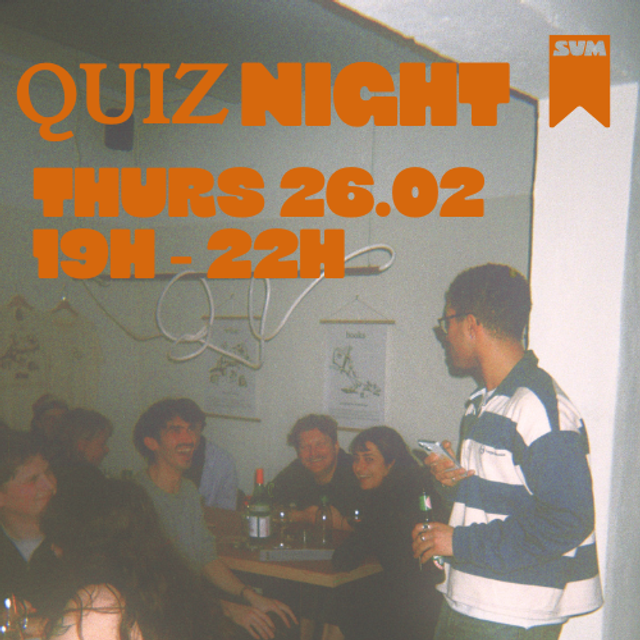 Quiz night! Thurs 26th Feb