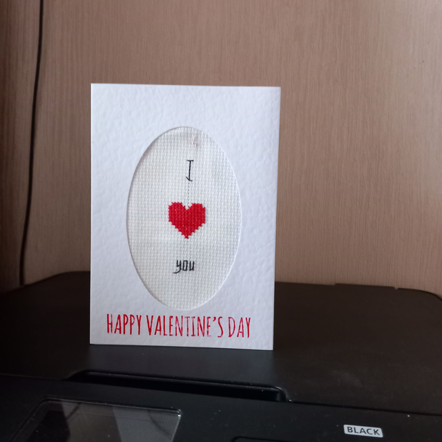 I Heart You Valentines Day Card