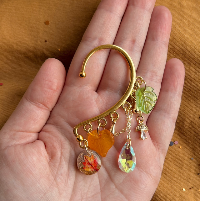 Autumn Ear Cuff - Gold