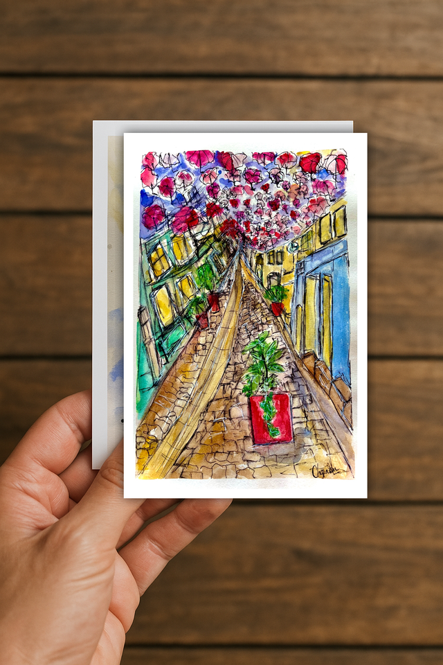 LA RUELLE AUX PARAPLUIES