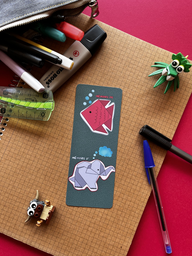 Marque-pages &quot;origami&quot;