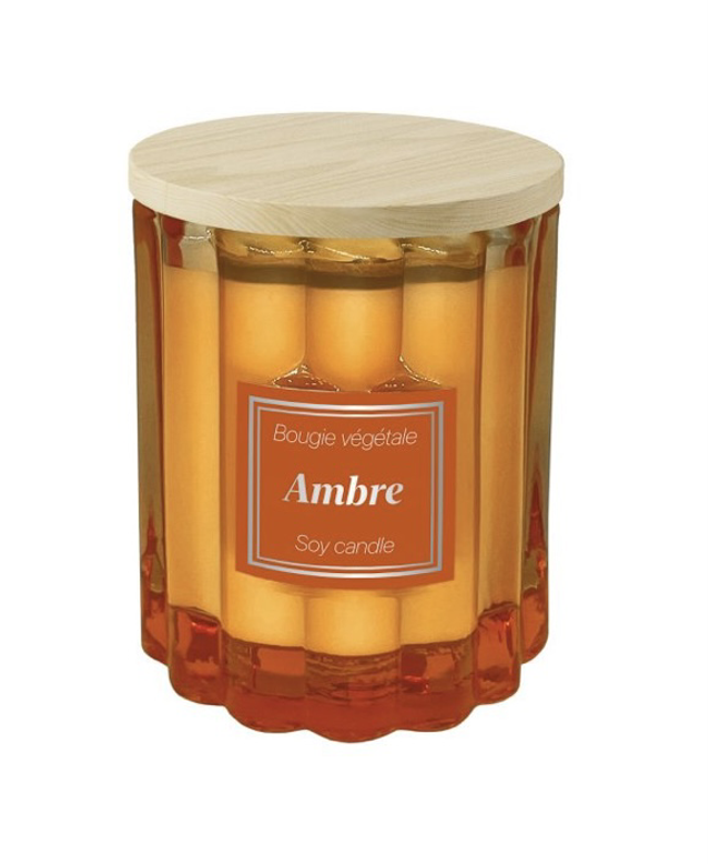BOUGIE VÉGÉTALE AMBRE – 100G