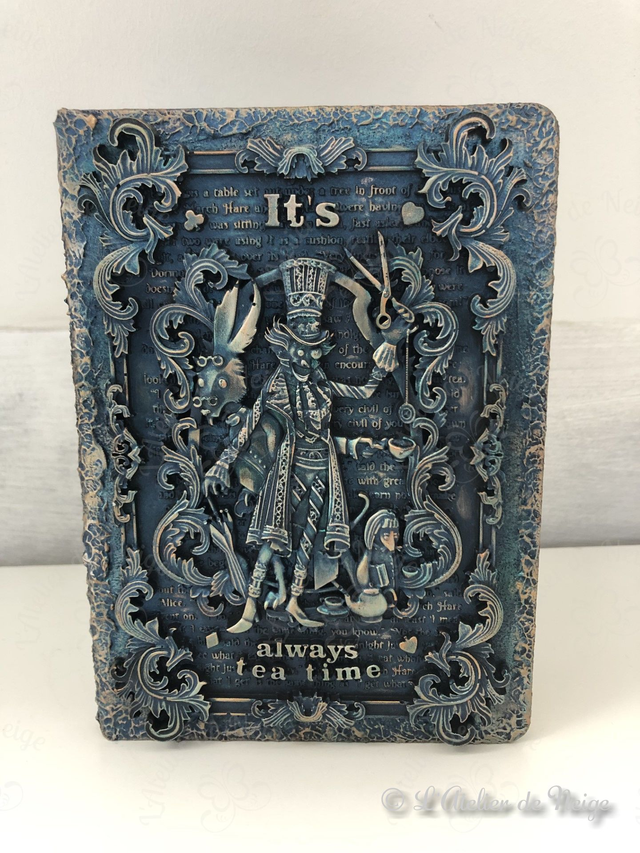 Carnet Chapelier Fou Bleu