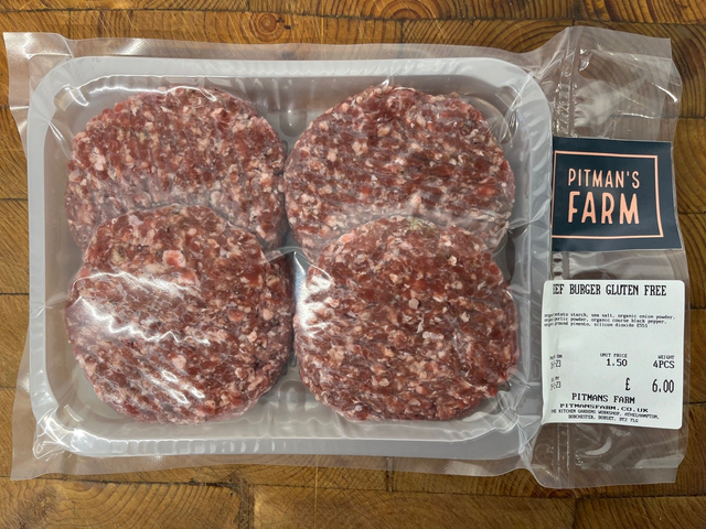 Beef Burgers 4oz Standard