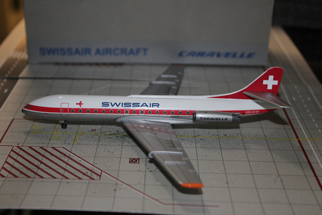 Swissair Caravelle Sud Aviation SE 210 (HB-ICW), 1:200