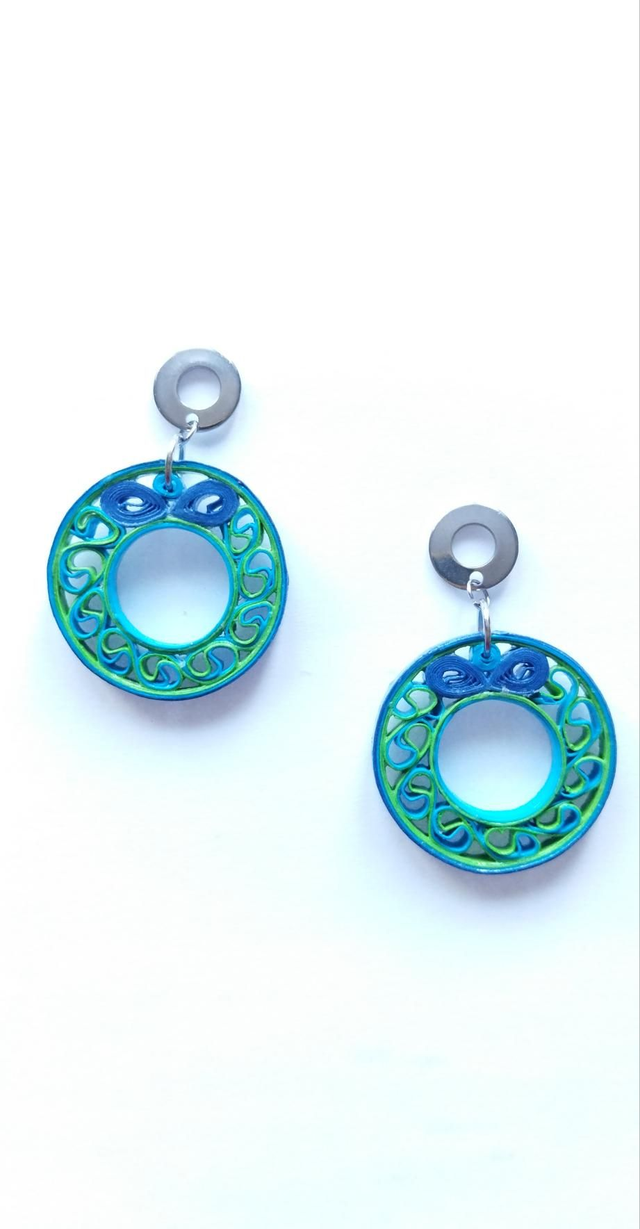 Créoles coquines bleues et vertes