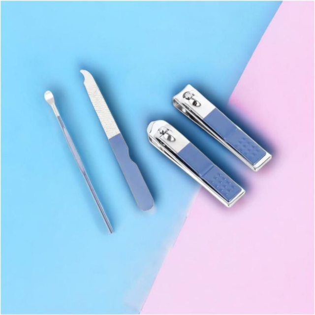 Nail Clippers Set for Manicure and Pedicure with Storage Bag - 4PCS | Personal Care & Tool