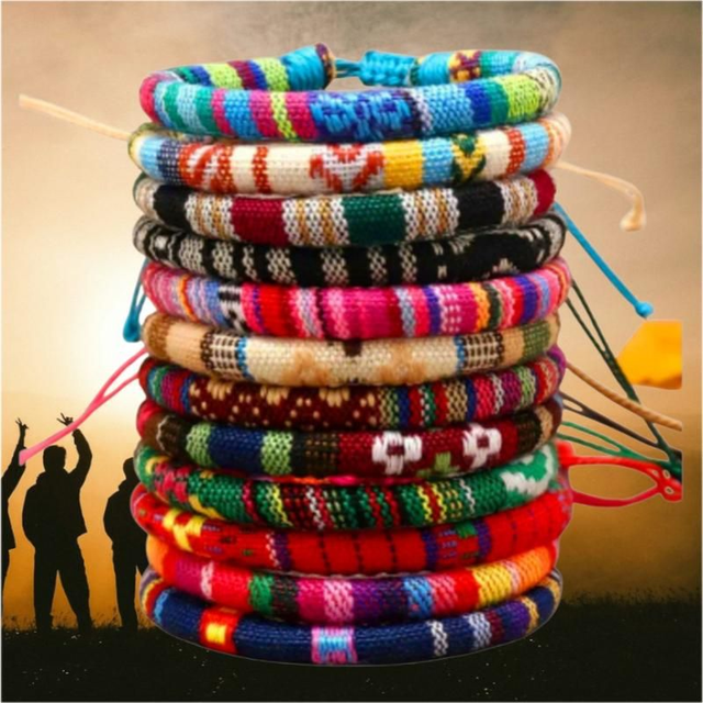 Handwoven Multicolor Friendship Bracelets – Adjustable & Stylish | Accessories