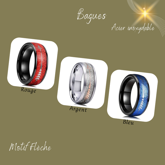 Bague motif Flèche