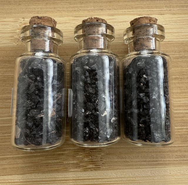 Tourmaline Crystal Glass Jar