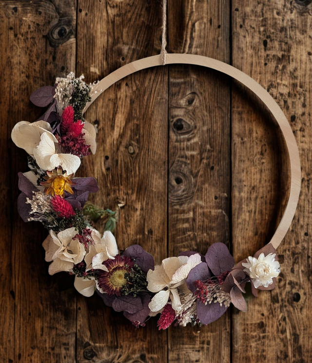 Ambre - Couronne murale - 25 cm