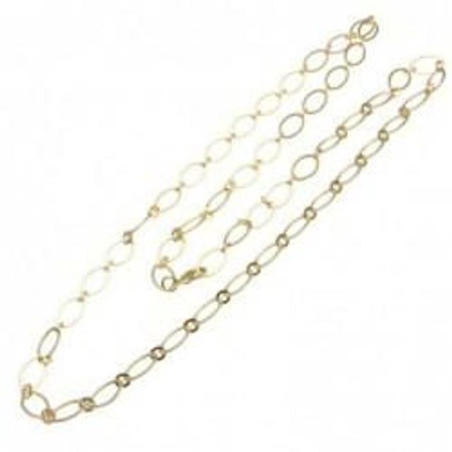 Collana donna in bronzo catena colore oro