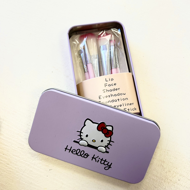 Set 7 pennelli trucco Hello Kitty