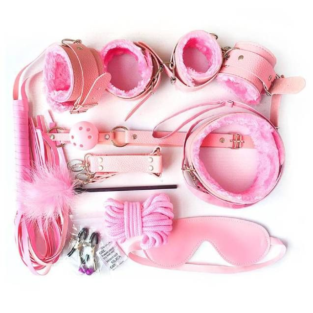 Kit Sado BDSM com 10 Peças