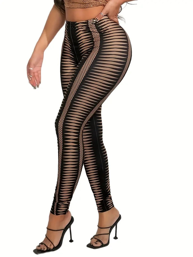 Leggings, Allover Print Skinny 