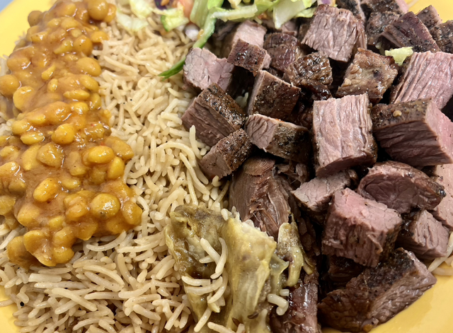 Jollof rice Vegetarian platter