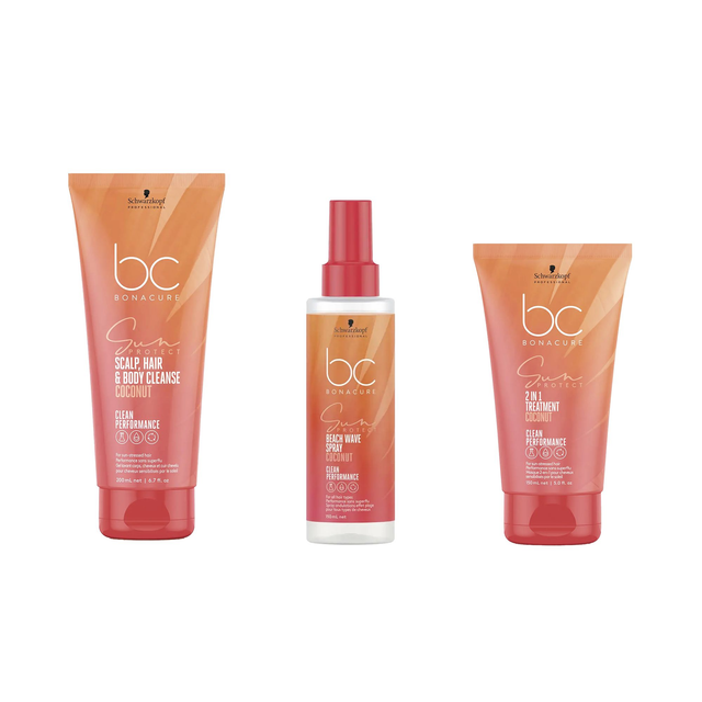 SCHWARZKOPF PRO - Pack d'été (Spray + Masque + Gel lavant)