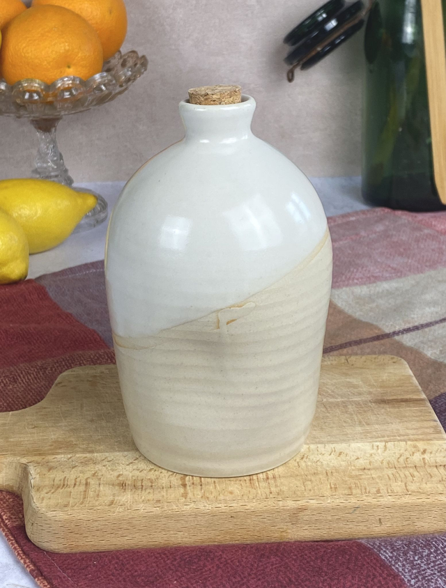 Bouteille - blanc & beige