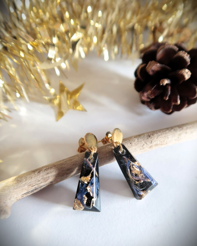 Boucles d'oreilles fleuries Eclats de fête | BO039