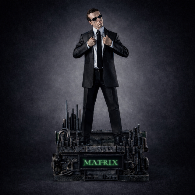 STATUE MATRIX MR SMITH  série movie 