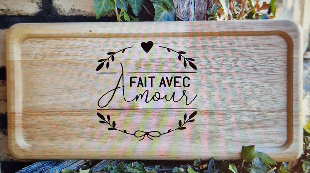 Plateau rectangle 38x18 cm