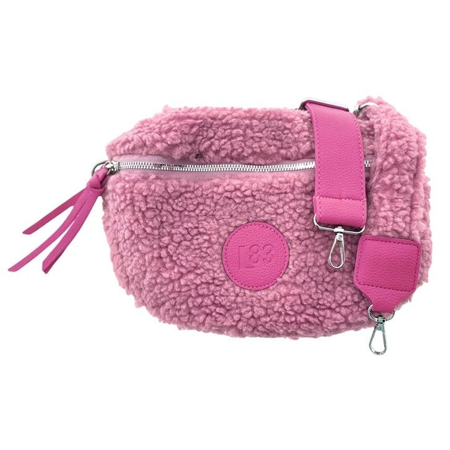 NEU Schultergurttasche Teddy Pink