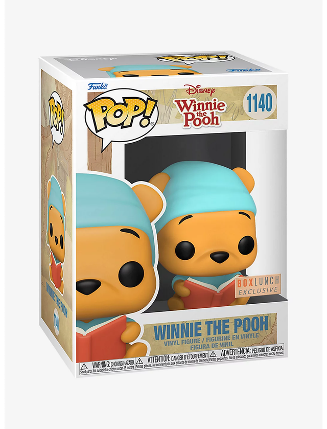 Funko Pop Disney Winnie The Pooh Reading Book #1140 Vinyl Figure