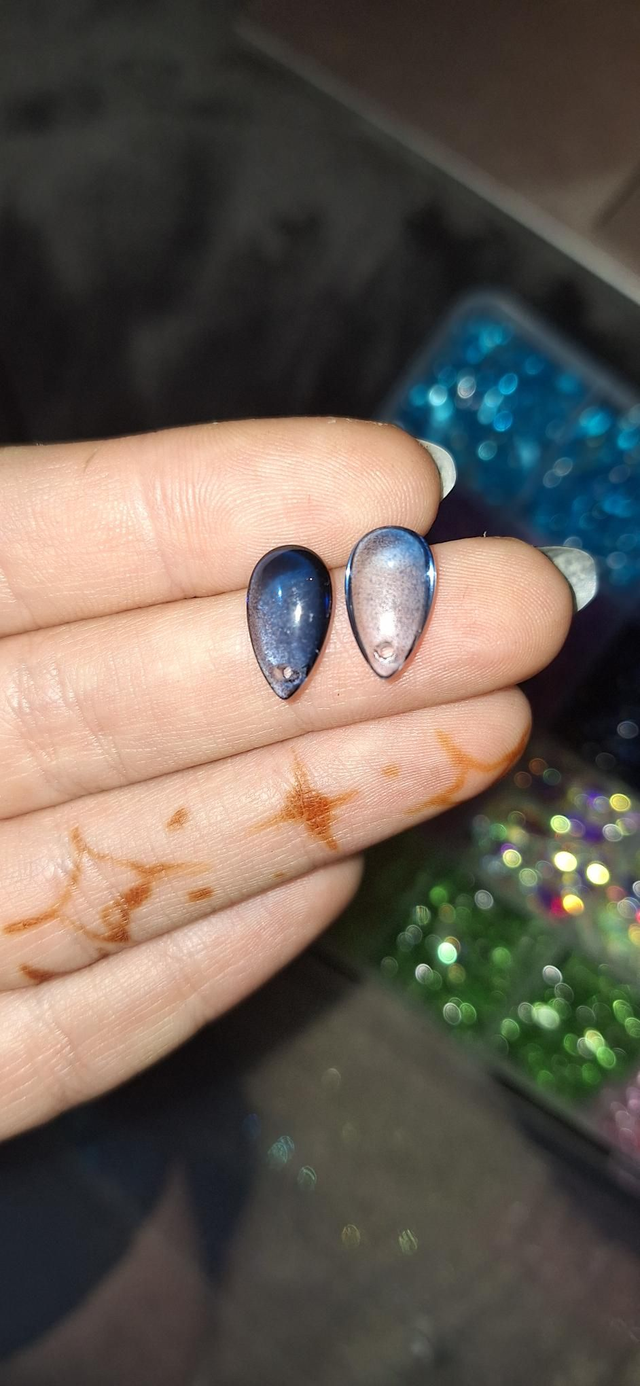 Glass gems navy
