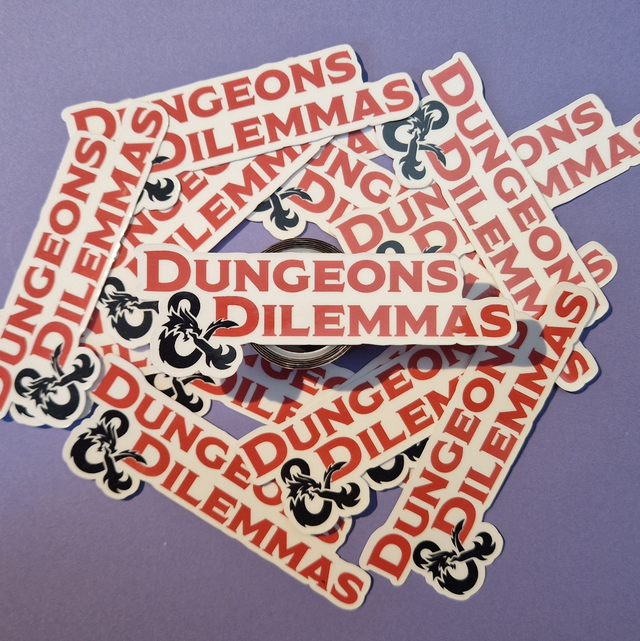"Dungeons and Dilemmas" Sticker