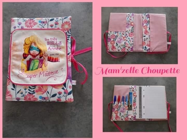 Protège agenda (semainier) Super Maîtresse 