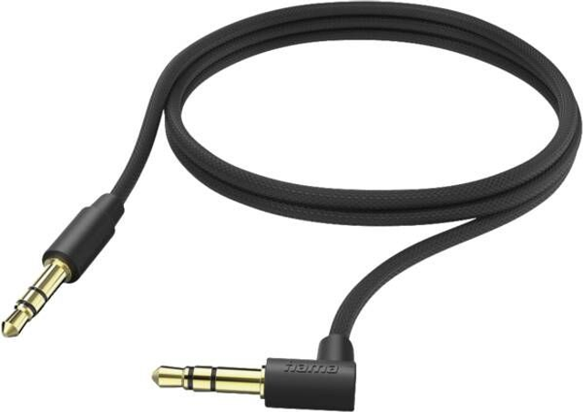 Hama Klinke 3,5mm 201528 VERB.KABEL 3.5MM, 1M Schwarz