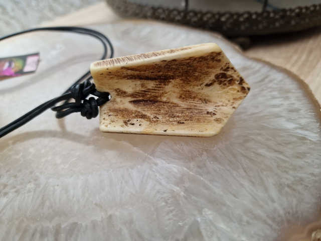 Collier Africain Maori Cuir Noir