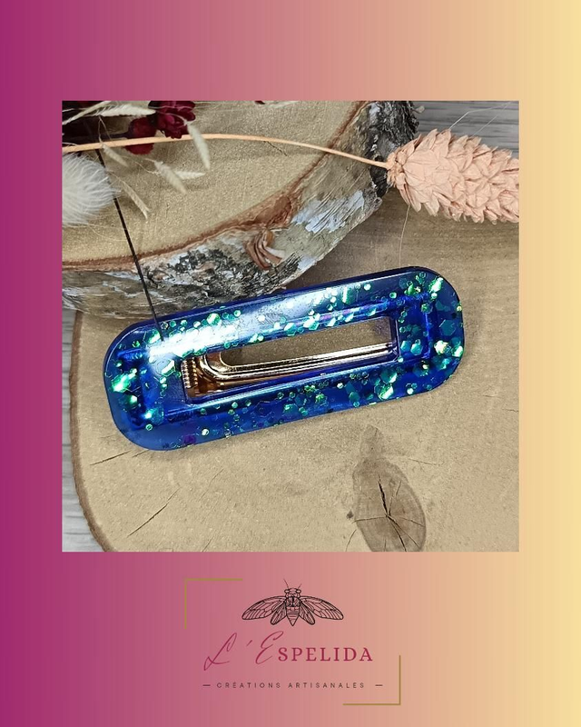 Barrette rectangulaire 