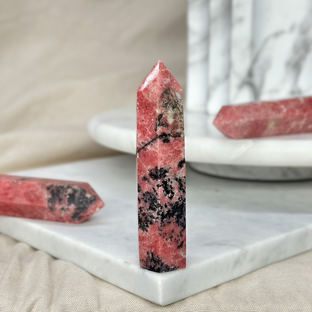 Red Rhodonite Tower #4