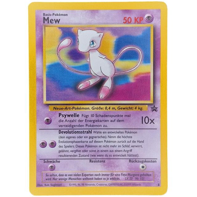 "Mew Wizards Black Star Promos 8"