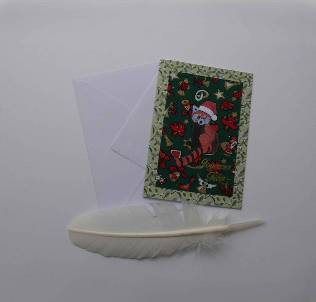 Le panda roux de Noël