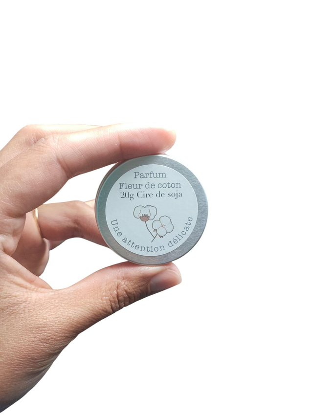 Bougie parfumée fleur de coton 20g