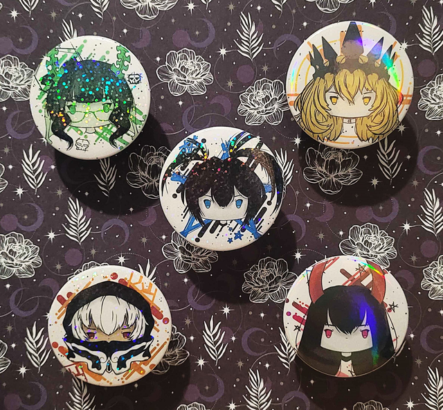 Badges XL : Black★Rock Shooter