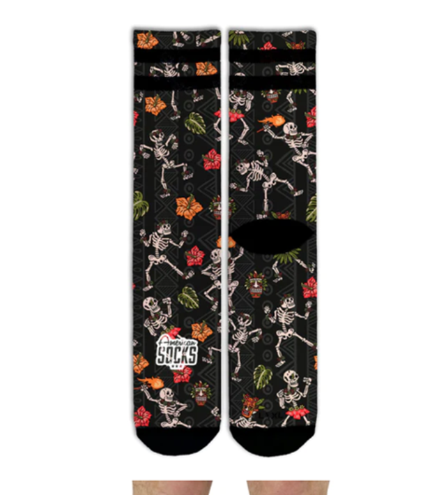 American Socks - Dancing Skeletons - Mid High