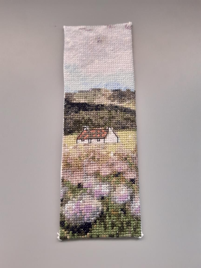 Athnamulloch Thistles bookmark cross stitch kit